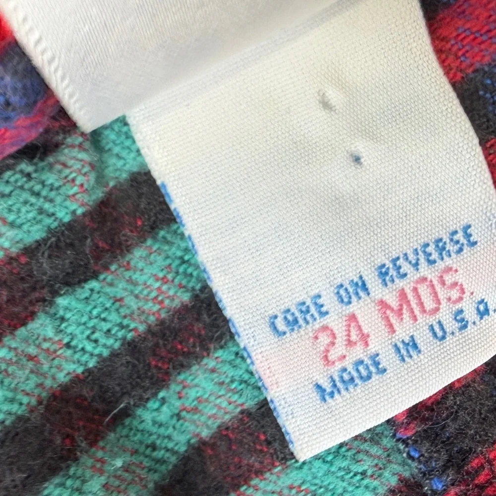 VTG‎ Rare OshKosh B’Gosh Baby Unisex Coverall Romper Size 24 Months Checkered